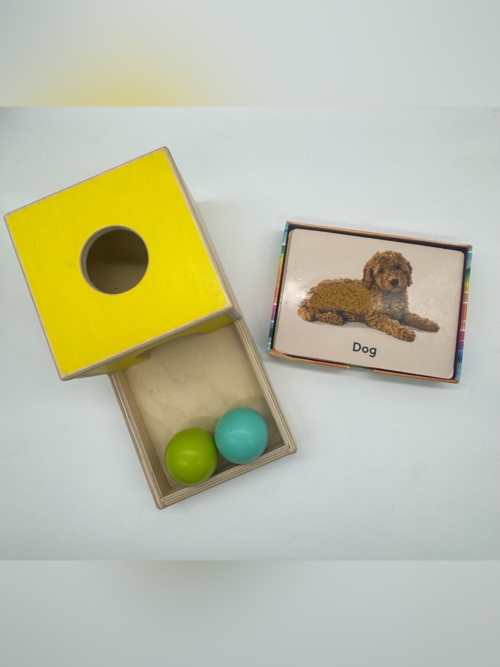 Lovevery Ball Drop and Touch and Feel Card Set